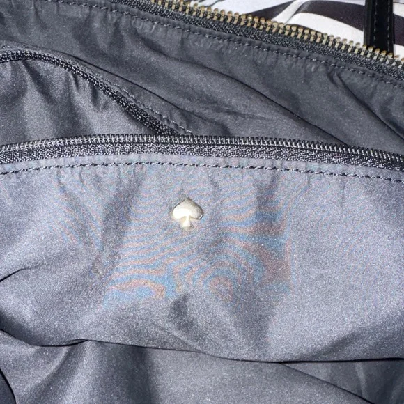 Kate Spade Black and Cream Striped Tote - Picture 10 of 12